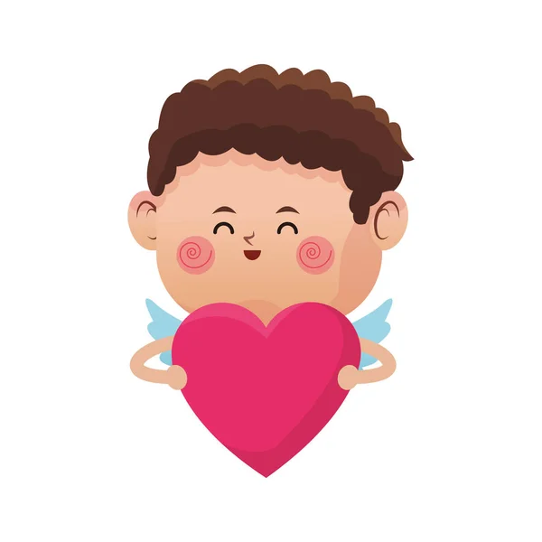 Cupido icono de dibujos animados — Vector de stock