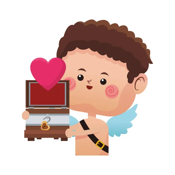 Icône de dessin animé Cupidon — Image vectorielle