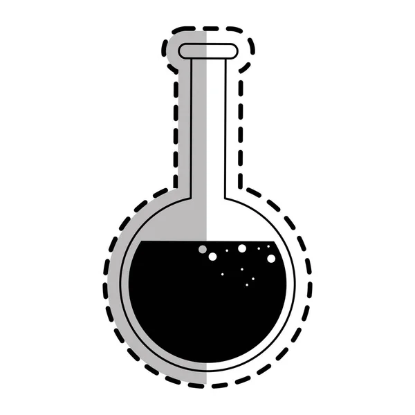 Значок химической колбы — стоковый вектор