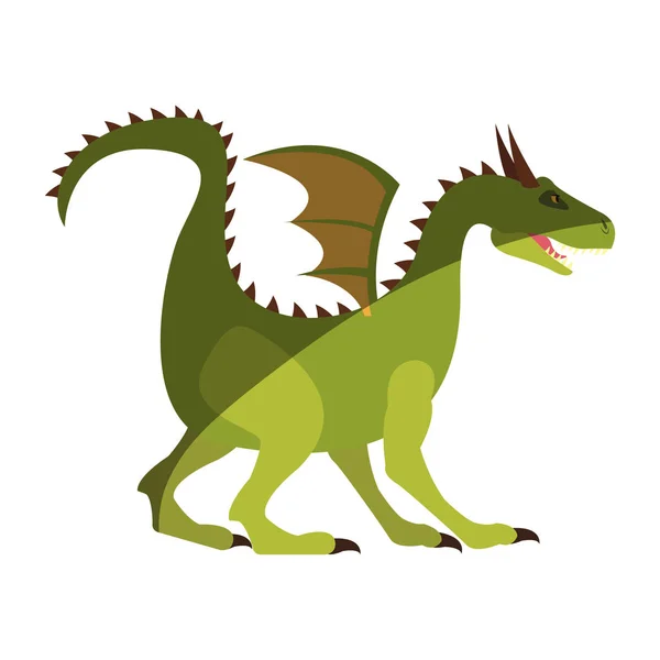 Dragon Cartoon Ikone — Stockvektor