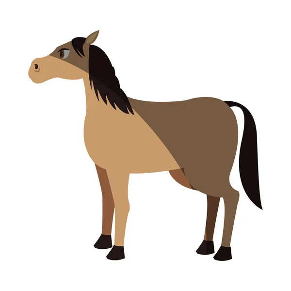 Horse cartoon icon — Stock Vector