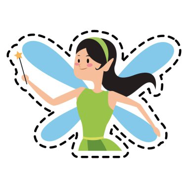 Peri çizgi film simgesi