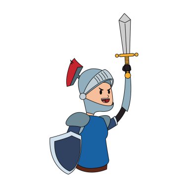 Şövalye çizgi film simgesi