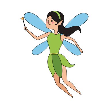 Peri çizgi film simgesi