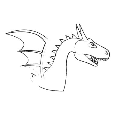 ejderha çizgi film simgesi