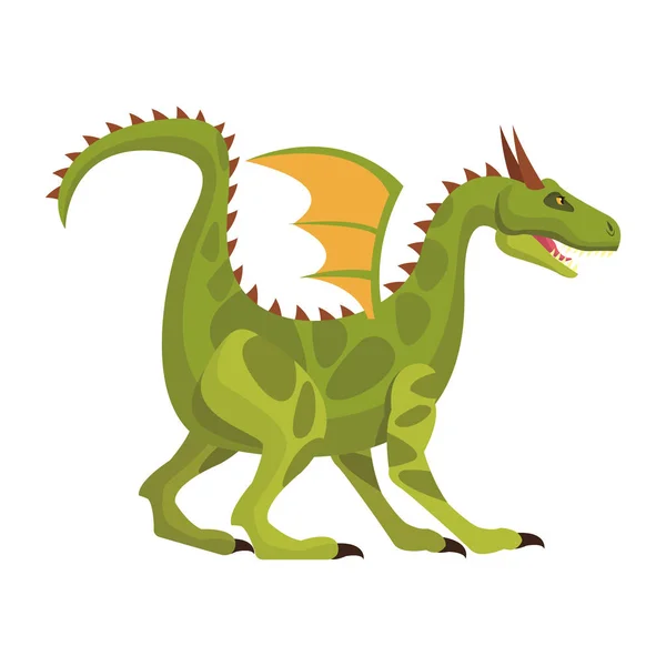 Dragon Cartoon Ikone — Stockvektor