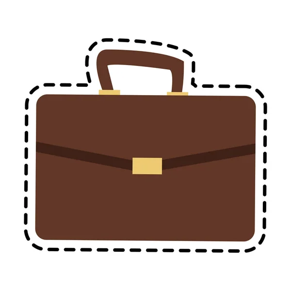 Briefcase accessory icon — Stock Vector