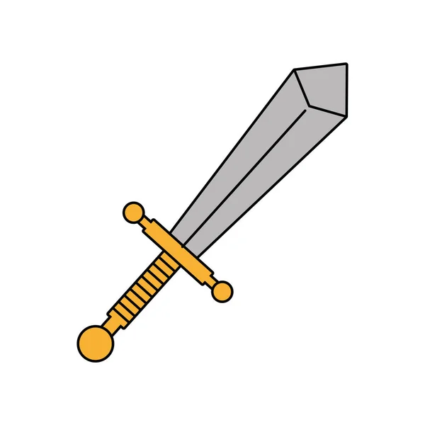 Miecz weapon icon — Wektor stockowy