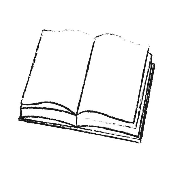 Boek pictogramafbeelding — Stockvector
