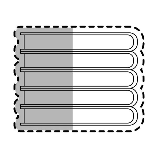 Pila di libri — Vettoriale Stock