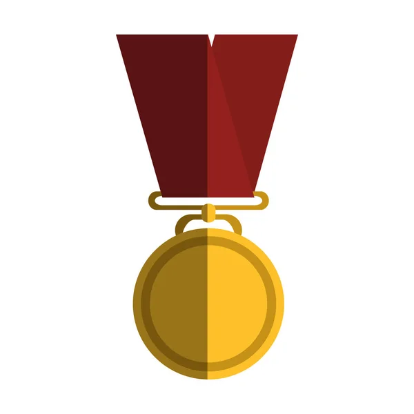 Icono de medalla ganadora — Vector de stock