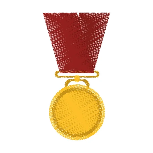 Ícone da medalha vencedora —  Vetores de Stock