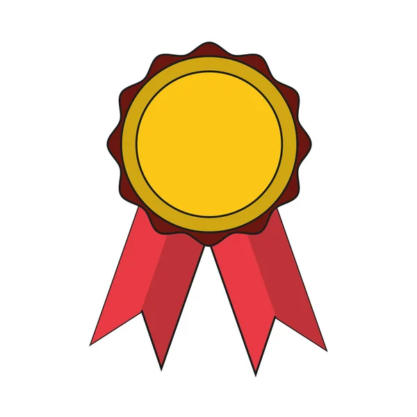 Winner medal icon — Stock Vector