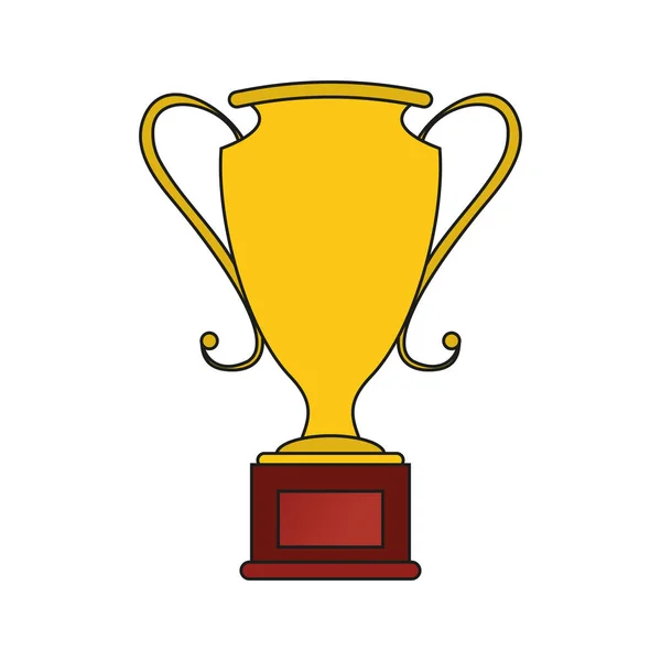 Icône trophée d'or — Image vectorielle