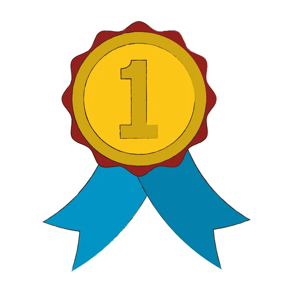 Winner medal icon — Stock Vector
