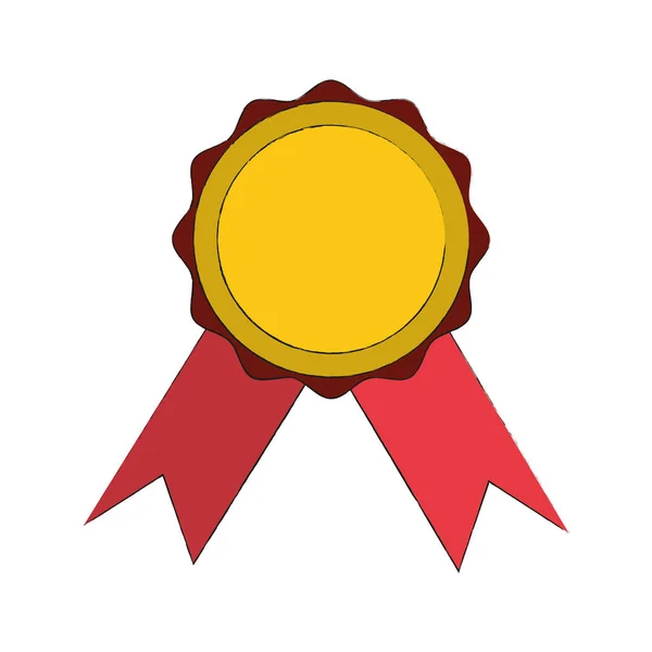 Winner medal icon — Stock Vector