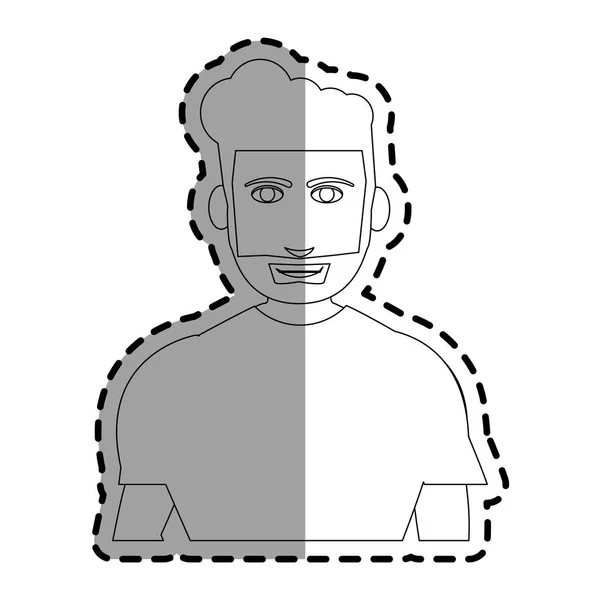 Man cartoon icon — Stock Vector