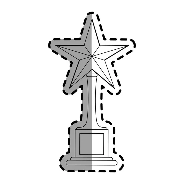Icono del trofeo ganador — Vector de stock