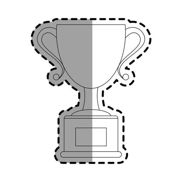 Vinnare trophy ikonen — Stock vektor