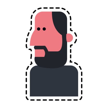 adam çizgi film simgesi