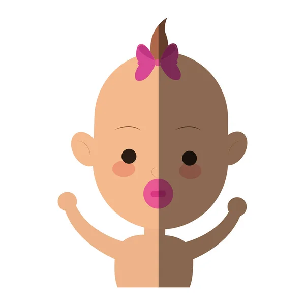 Icono de dibujos animados bebé — Vector de stock