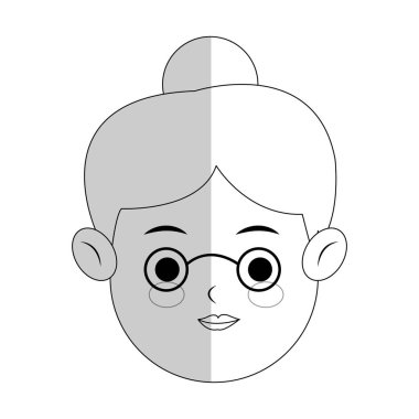 kadın karikatür simgesi