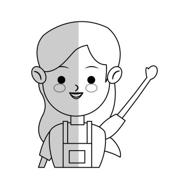 kadın karikatür simgesi