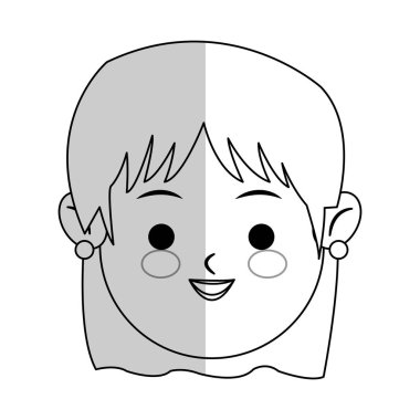 kadın karikatür simgesi