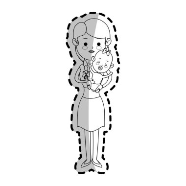 kadın karikatür simgesi