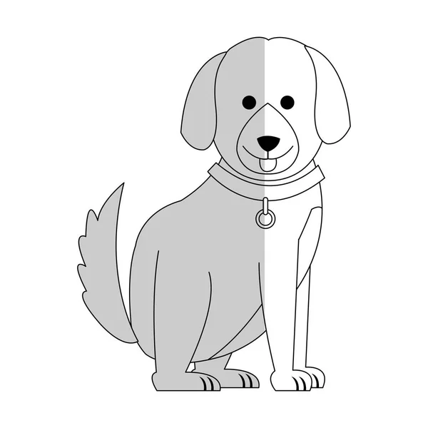 Icône de dessin animé pour chien — Image vectorielle