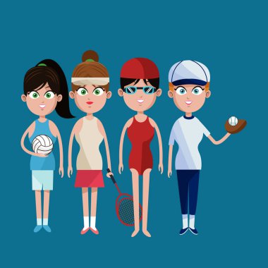 etkinlik oynayan takım spor kız