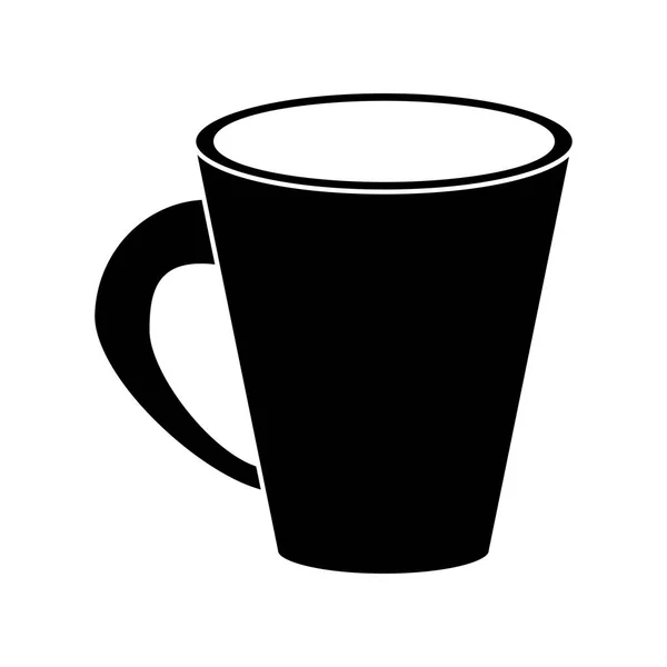 Americano koffiekopje crème pictogram — Stockvector