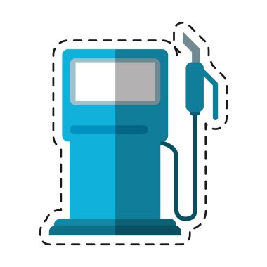 benzin pupm istasyonu ekolojik - kesme hattı