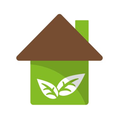 çevre ev ekoloji inşaat sembolü