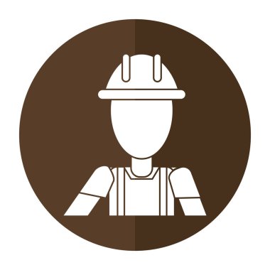 İnşaat adam kask kutusu gölge