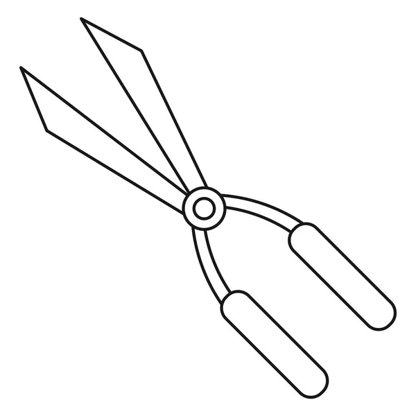 Инструмент садовые ножницы — стоковый вектор