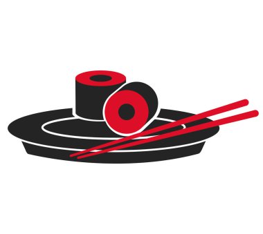 Japon suşi Balık plaka gıda