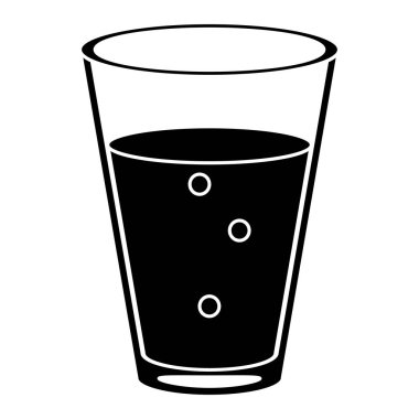 cam kahve kafein içecek piktogram Kupası