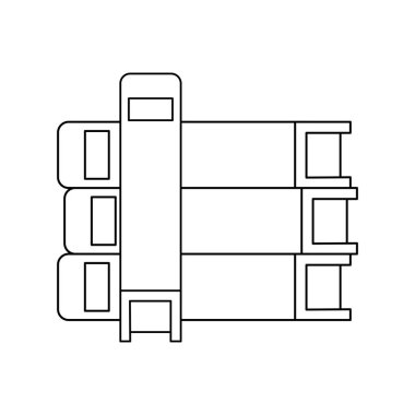 Kitap yığını simgesi