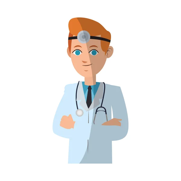 Médico hombre — Vector de stock