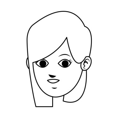 kadın karikatür simgesi