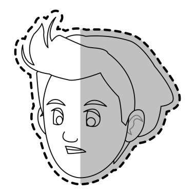 genç adam çizgi film simgesi