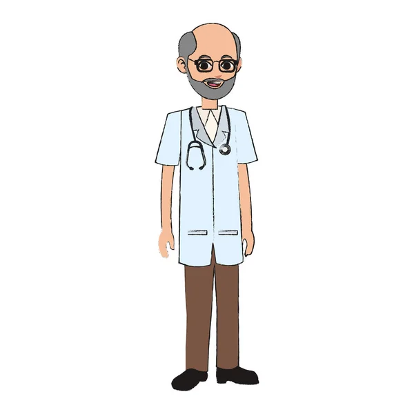 Hombre médico icono médico — Archivo Imágenes Vectoriales