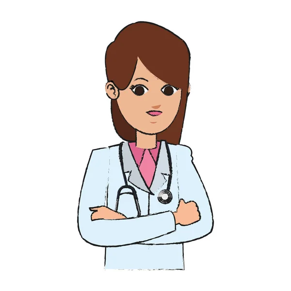 แพทย์หญิง — ภาพเวกเตอร์สต็อก
