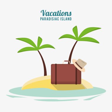 çanta şapka aksesuarları tatil paradisiac Adası