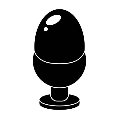 haşlanmış yumurta pot yemek piktogram