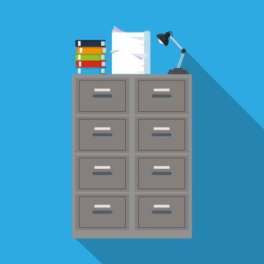 dolap dosyası arşiv kitaplar lapm ofis mavi arka plan belge