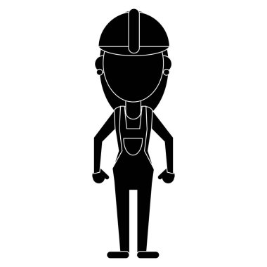 tulum piktogram kadınla İnşaat