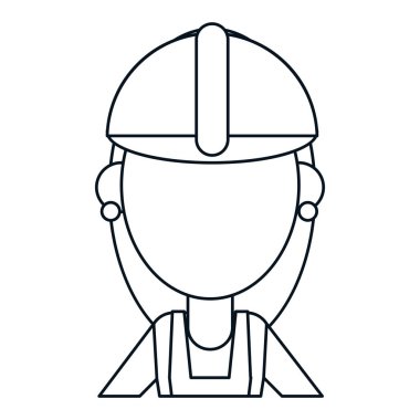 tulum ince çizgi kadınla İnşaat