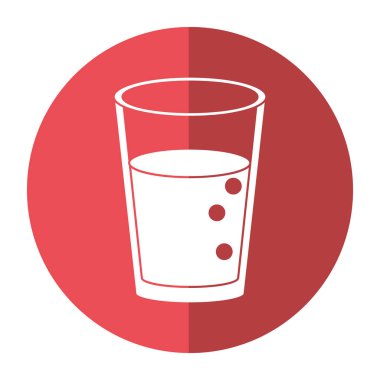 Cam bardak suyu doğa gölge